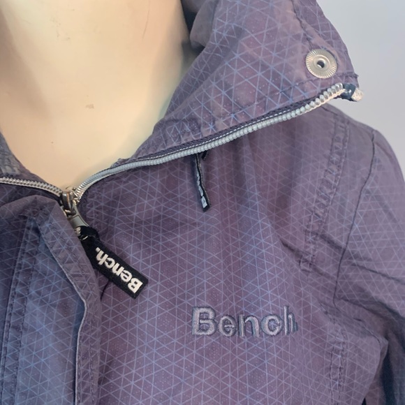 Bench Purple Windbreaker with Hood in Collar - Picture 5 of 10
